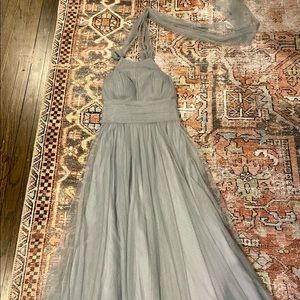 Watters Abigale dress in French Blue